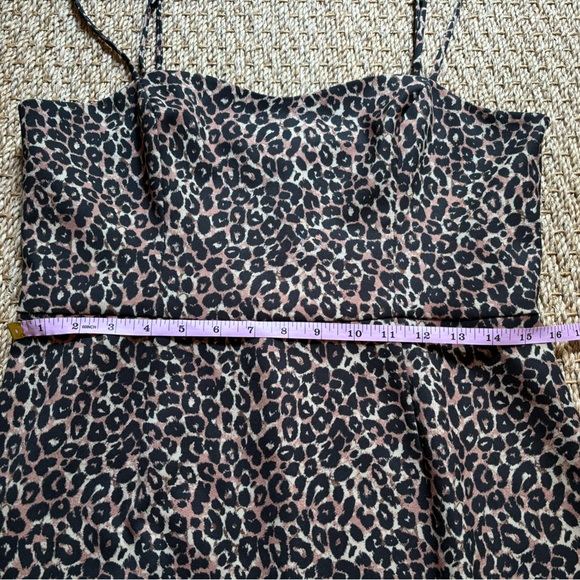 FRENCH CONNECTION | FC Leopard Cheetah Animal Print Bodycon Cocktail Dress - Picture 8 of 9